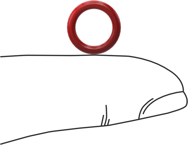 Yüksek Sıcaklık Silikon O-Ringler, Parker S1138, 1/16 Kesirli Genişlik, Dash Numarası 011