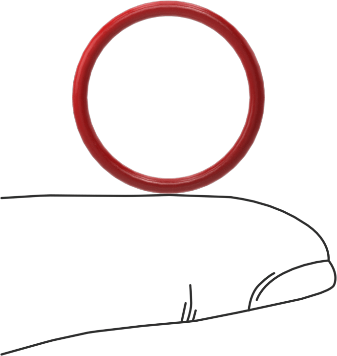 Yüksek Sıcaklık Silikon O-Ringler, Parker S1138, 1/16 Kesirli Genişlik, Dash Numarası 018