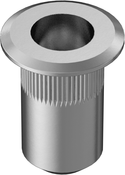 Alüminyum Perçin Somunu, 6-32 İç Diş, 0,080 inç - 0,130 inç Malzeme Kalınlığı