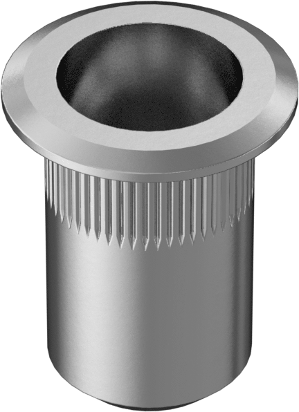 Alüminyum Perçin Somunu, M5 x 0,8 İç Diş, 0,5-3,3 mm Malzeme Kalınlığı