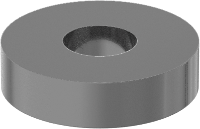 Düz Disk Yay, 3/16" Mil Çapı için, 0.203" ID, 0.5" OD