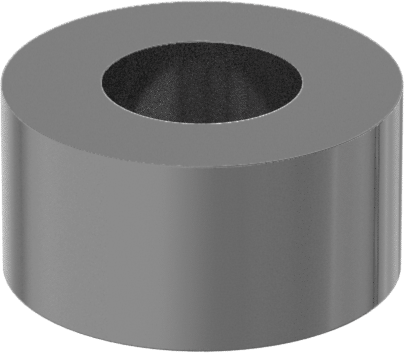 Düz Disk Yay, 1/4" Mil Çapı için, 0.265" ID, 0.5" OD