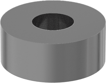 Düz Disk Yay, 1/4" Mil Çapı için, 0.281" ID, 0.625" OD