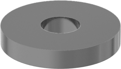 Düz Disk Yay, 1/4" Mil Çapı için, 0.312" ID, 0.75" OD