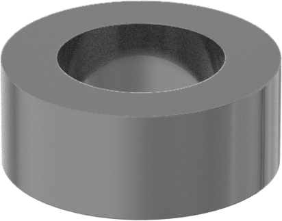 Düz Disk Yay, 3/8" Mil Çapı, 0.391" ID, 0.625" OD