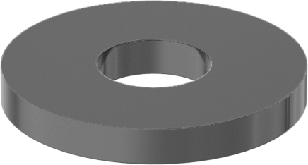 Düz Disk Yay, 3/8" Mil Çapı, 0.395" ID, 1" OD