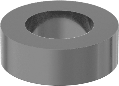 Düz Disk Yay, 15/32" şaft çapı için, 0.453" ID, 0.75" OD