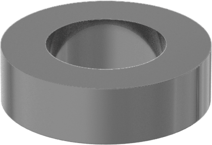 Düz Disk Yay, 1/2" Mil Çapı için, 0.516" ID, 0.875" OD