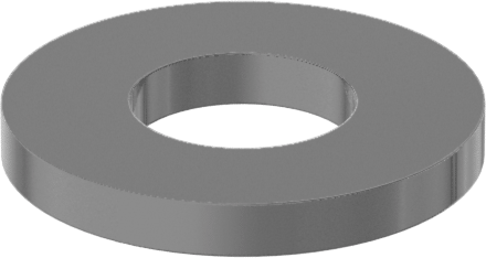 Düz Disk Yay, 1/2" Mil Çapı için, 0.531" ID, 1.063" OD