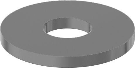 Düz Disk Yay, 1/2" Mil Çapı için, 0.562" ID, 1.375" OD