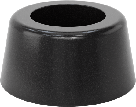 Dişsiz Delikli Plastik Tamponlar, 1/2" OD, 1/4" Yükseklik