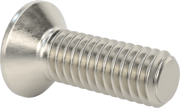 Kurcalamaya Dayanıklı Delikli Anahtarlı Düz Başlı Vidalar, 18-8 Paslanmaz Çelik, M4 x 0,7 mm Diş Boyutu, 12 mm Uzunluk