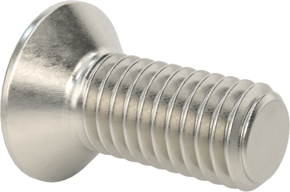Kurcalamaya Dayanıklı Delikli Anahtarlı Düz Başlı Vidalar, 18-8 Paslanmaz Çelik, M5 x 0,8 mm Diş Boyutu, 12 mm Uzunluk