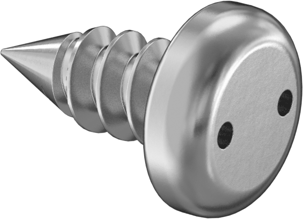 Delikli Anahtarlı Yuvarlak Başlı Vidalar, Sac Metal için, 18-8 Paslanmaz Çelik, Numara 8 Boyut, 3/8" Uzunluk