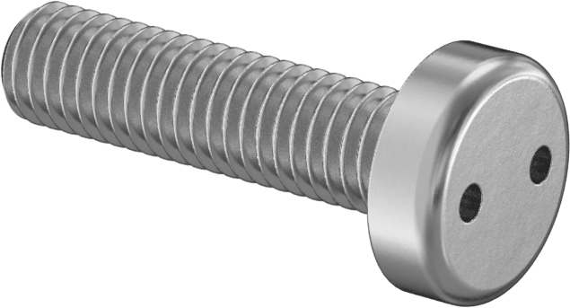 Kurcalanmaya Dayanıklı Delikli Anahtarlı Silindir Başlı Vidalar, M5 x 0,80 mm Diş Boyutu, 20 mm Uzunluk