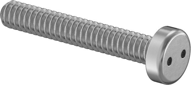 Kurcalanmaya Dayanıklı Delikli Anahtarlı Silindir Başlı Vidalar, 4-40 Diş, 3/4" Uzunluk