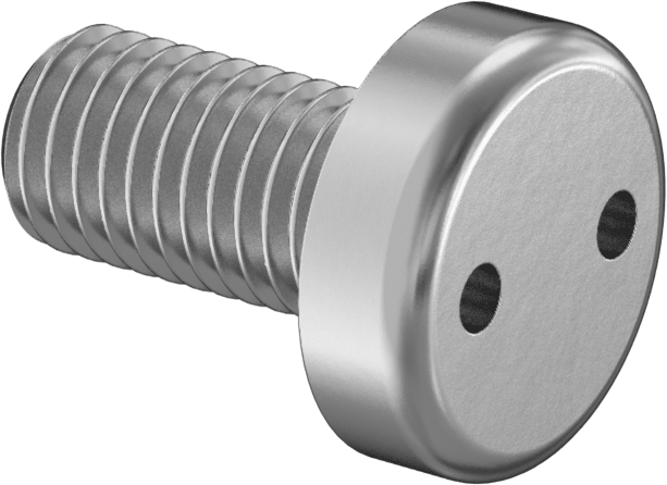 Kurcalanmaya Dayanıklı Delikli Anahtarlı Silindir Başlı Vidalar, 1/4"-28 Diş, 1/2" Uzunluk
