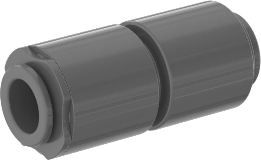 Bas-Bağlan Bağlantı Elemanı, Paslanmaz Çelik-Plastik Boru için, 3/8" Boru Dış Çapı için Adaptör