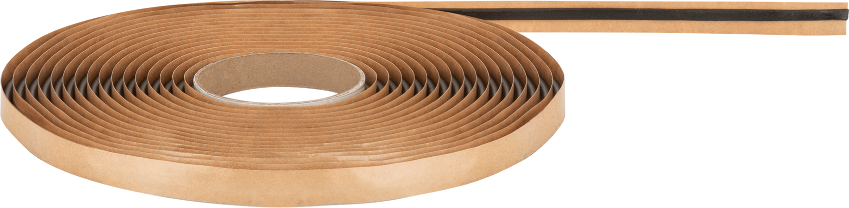 Sertleşmeyen Kalafat, 3M Butil Kauçuk Şerit, Model 5354, 1/4" Genişlik, 25' Uzunluk