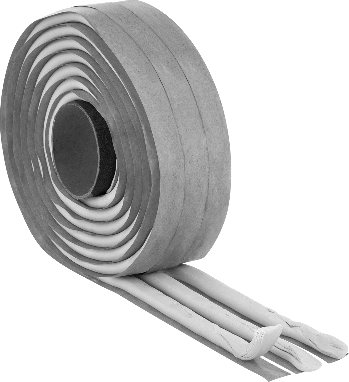 Sertleşmeyen Kalafat, Butil Kauçuk Şerit, 3/8" Çap, 25 Fit Uzunluk, Beyaz