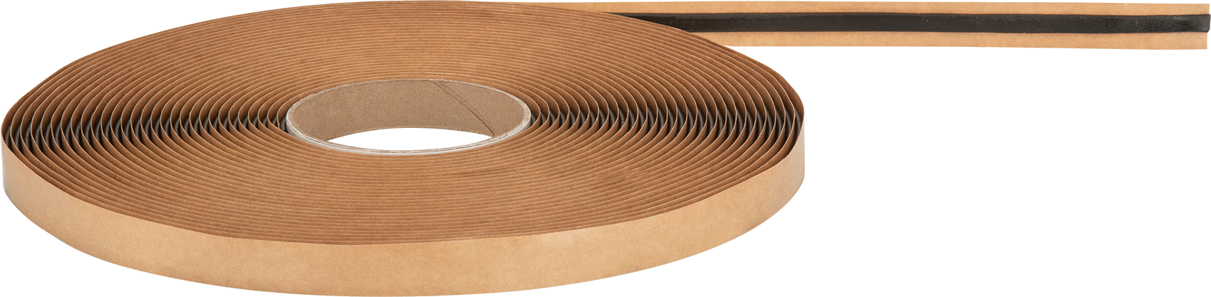 Sertleşmeyen Kalafat, 3M Butil Kauçuk Şerit Model 5354, 1/4" Genişlik, 50' Uzunluk