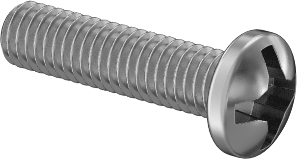 JIS 18-8 Paslanmaz Çelik Silindir Başlı Vida, M3 x 0,5 mm Diş Boyutu, 12 mm Uzunluk