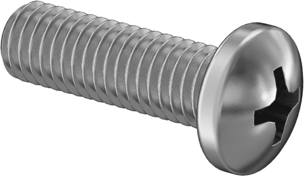 JIS 18-8 Paslanmaz Çelik Silindir Başlı Vida, M5 x 0,8 mm Diş Boyutu, 16 mm Uzunluk