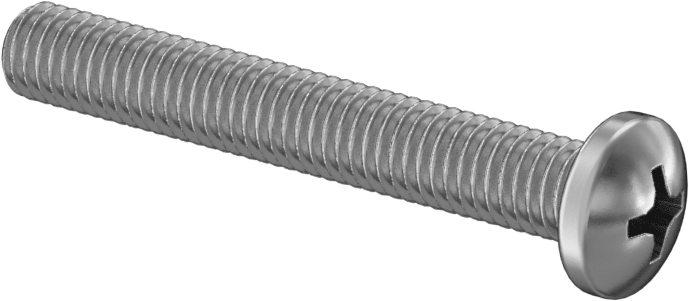 JIS 18-8 Paslanmaz Çelik Silindir Başlı Vida, M5 x 0,8 mm Diş Boyutu, 35 mm Uzunluk