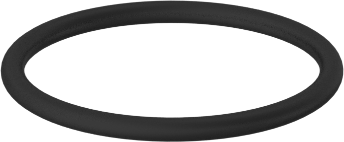 Suya ve Hava Koşullarına Dayanıklı Neopren O-Ring, 3/32 Kesirli Genişlik, Dash No. 125