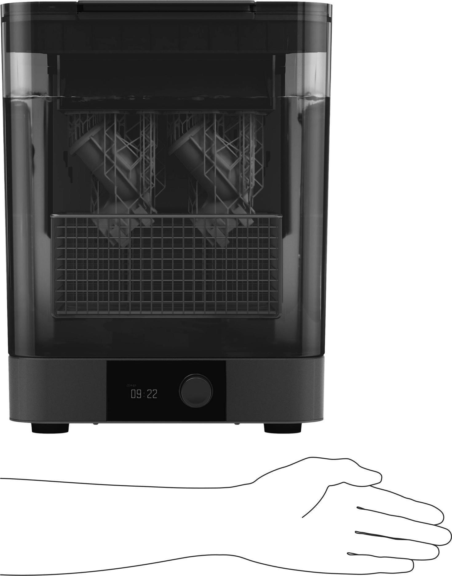 Otomatik 3D Baskılı Parça Yıkayıcı