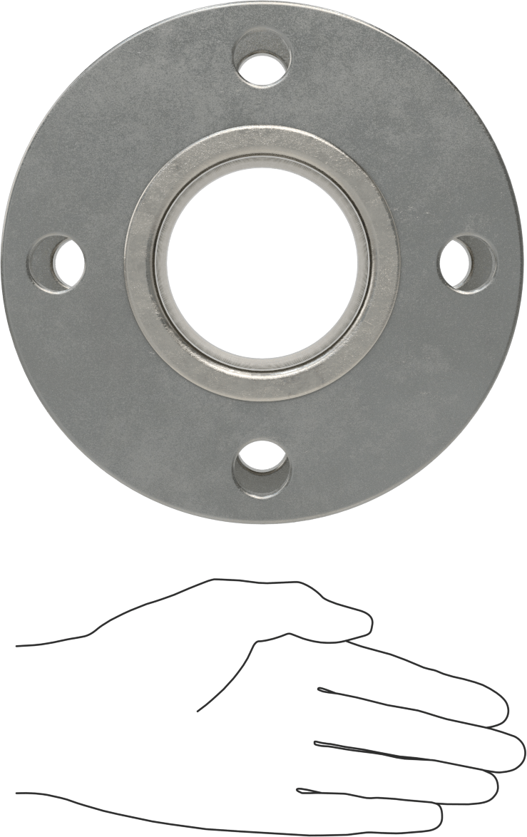 Flanşlı Uçlu Yüksek Sıcaklık Tamamen Metal Genleşme Derzi, 7" Flanş Dış Çap