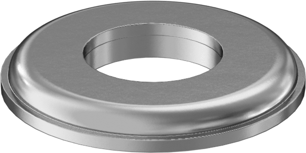 316 SS&PVC Yüksek Basınçlı Yapıştırılmış Sızdırmazlık Rondelası, 5/16" Boyutlu Vida Başlıkları ve Somunlar için, 0.315" ID, 0.685" OD