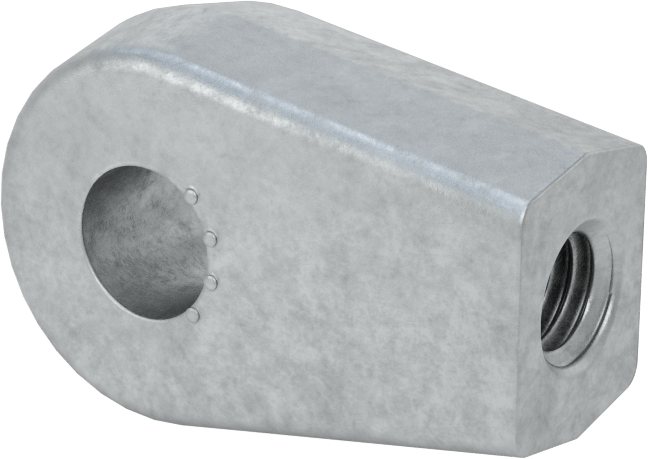 Gaz Yayı Uç Bağlantı Parçası, M6 x 1 mm Diş Boyutu, 0.263" ID