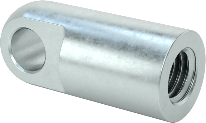 Gaz Yayı Uç Bağlantı Parçası, M10 x 1,5 mm Diş Boyutu, 0.32" ID