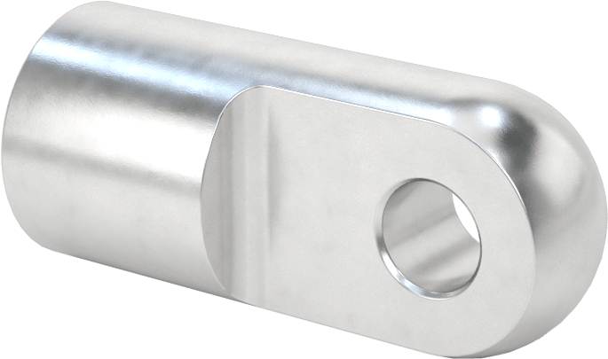 Hafif, M10 x 1,5 mm Delikli Gazlı Yay Uç Bağlantısı