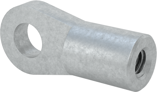 Gaz Yayı Uç Bağlantı Parçası, M6 x 1 mm Diş Boyutu, 0.32" ID
