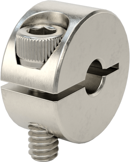 Kelepçeleme Mil Yaka, 1/8" Çap için, 316 Paslanmaz Çelik