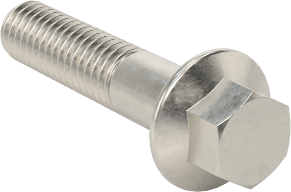 Aşırı Mukavemetli Flanşlı Altıgen Başlı Vida, 450 Paslanmaz Çelik, 5/16"-18 Diş Boyutu, 1-1/2" Uzunluk