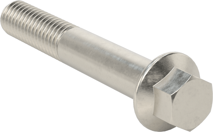 Aşırı Mukavemetli Flanşlı Altıgen Başlı Vida, 450 Paslanmaz Çelik, 3/8"-16 Diş Boyutu, 2-1/2" Uzunluk