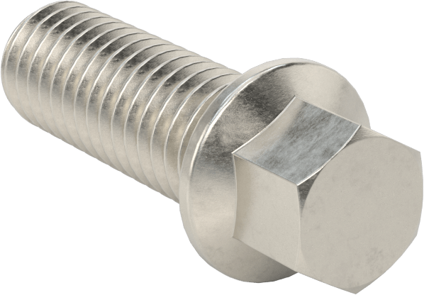 Aşırı Mukavemetli Flanşlı Altıgen Başlı Vida, 450 Paslanmaz Çelik, 7/16"-14 Diş Boyutu, 1-1/4" Uzunluk