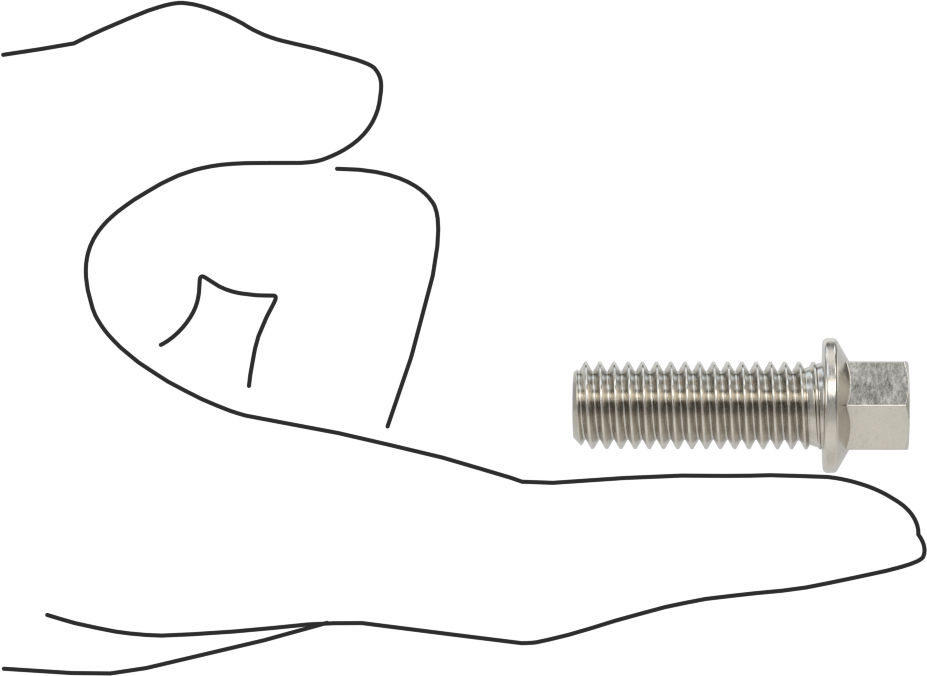 Aşırı Mukavemetli Flanşlı Altıgen Başlı Vida, 450 Paslanmaz Çelik, 7/16"-14 Diş Boyutu, 1-1/4" Uzunluk