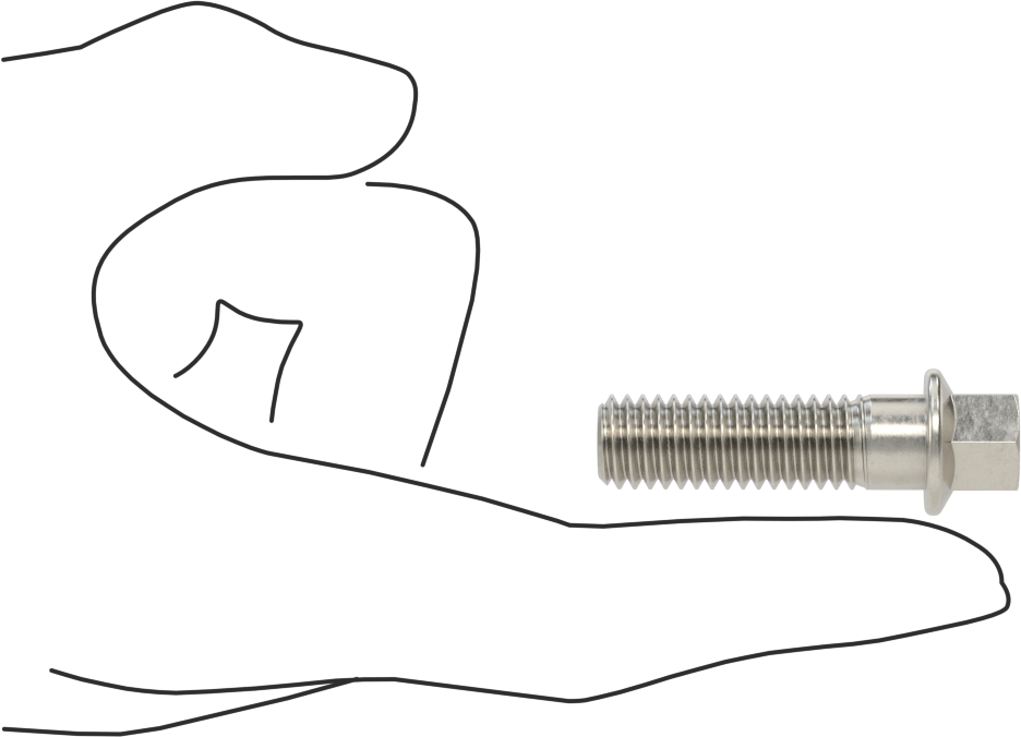 Aşırı Mukavemetli Flanşlı Altıgen Başlı Vida, 450 Paslanmaz Çelik, 7/16"-14 Diş Boyutu, 1-1/2" Uzunluk