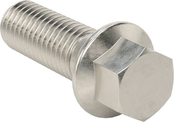 Aşırı Mukavemetli Flanşlı Altıgen Başlı Vida, 450 Paslanmaz Çelik, 1/2"-13 Diş Boyutu, 1-1/2" Uzunluk