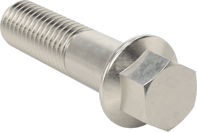 Aşırı Mukavemetli Flanşlı Altıgen Başlı Vida, 450 Paslanmaz Çelik, 1/2"-13 Diş Boyutu, 2" Uzunluk