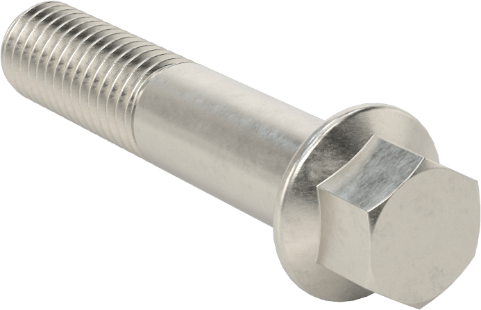 Aşırı Mukavemetli Flanşlı Altıgen Başlı Vida, 450 Paslanmaz Çelik, 1/2"-13 Diş Boyutu, 2-1/2" Uzunluk