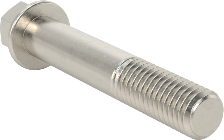 Aşırı Mukavemetli Flanşlı Altıgen Başlı Vida, 450 Paslanmaz Çelik, 1/2"-13 Diş Boyutu, 3" Uzunluk