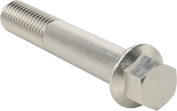 Aşırı Mukavemetli Flanşlı Altıgen Başlı Vida, 450 Paslanmaz Çelik, 1/2"-13 Diş Boyutu, 3" Uzunluk