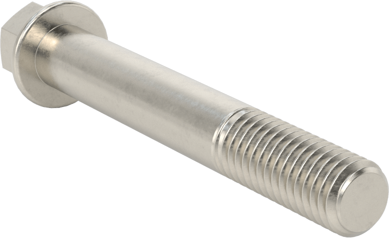 Aşırı Mukavemetli Flanşlı Altıgen Başlı Vida, 450 Paslanmaz Çelik, 1/2"-13 Diş Boyutu, 3-1/2" Uzunluk