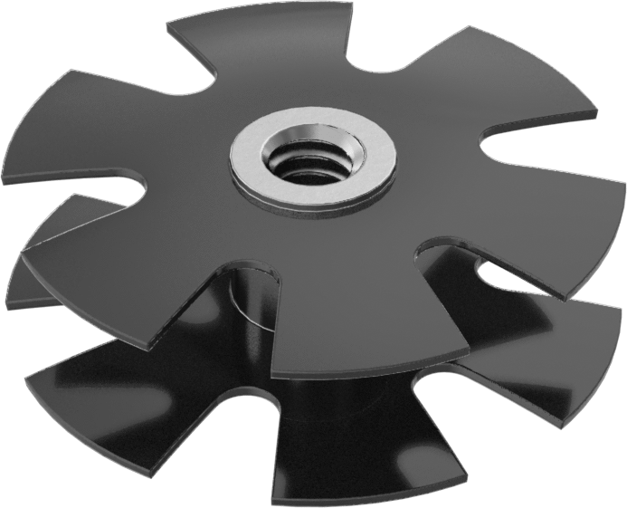 Tube-Connecting Nut, for 1.37" to 1.4" Tube ID, 1/4"-20 Thread Size