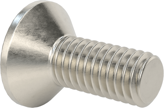 Yüksek Mukavemetli A286 Paslanmaz Çelik Torx Düz Başlı Vida, M3 x 0,5 mm Diş Boyutu, 8 mm Uzunluk